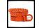 Ceinture en cuir Orange