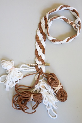 tuto ceinture tressee